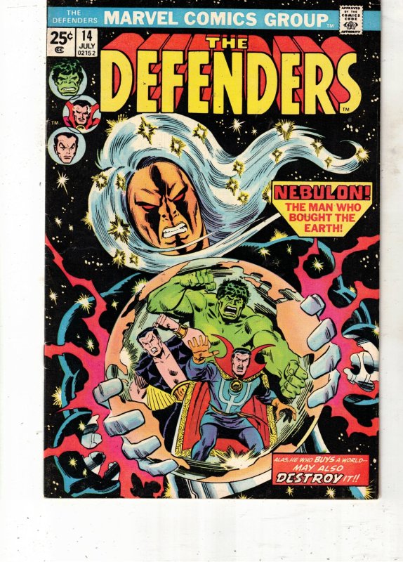 Defenders, the #14, raw comic book in NM- condition — front cover
