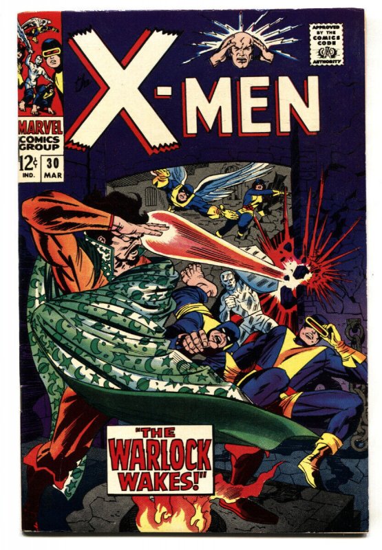 X-Men #30 - 1967 Marvel Stan Lee Jack Sparling Roy Thomas VF (Marvel Comics, 1967), raw comic book in VF condition — front cover