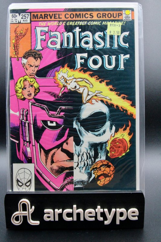 Fantastic Four #257 (Marvel Comics, 1983), raw, ungraded comic book — front cover