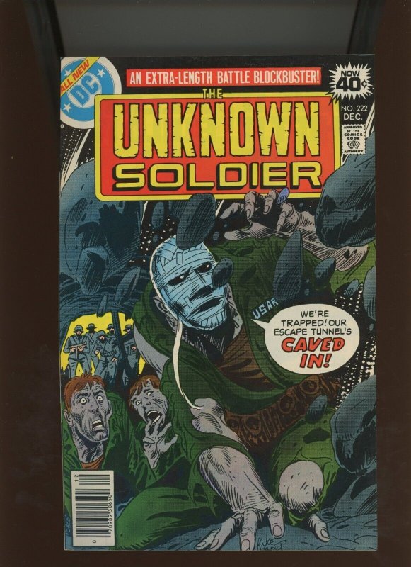 Unknown Soldier #222 (1978), raw comic book in 7.5 condition — front cover