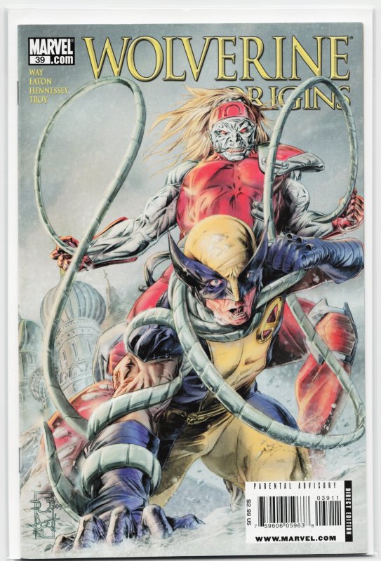 Wolverine: Origins #39 (Marvel Comics, 2009), raw, ungraded comic book — front cover