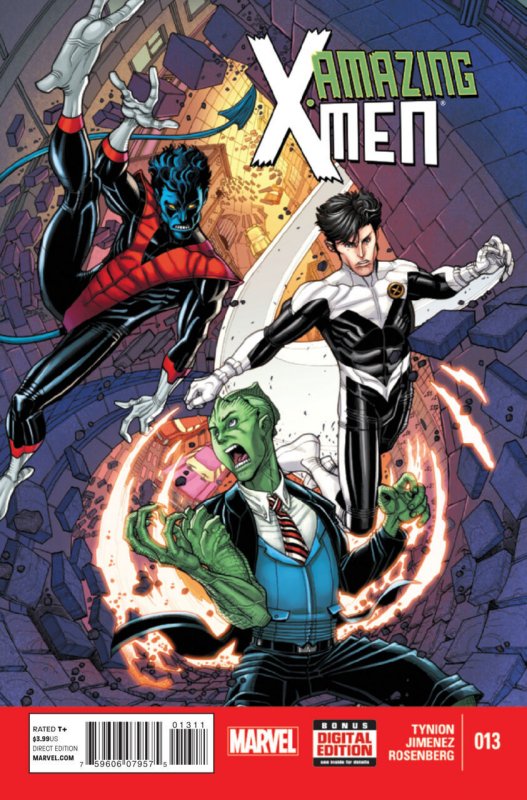 Amazing X-Men #13 (Marvel Comics, 2013), raw comic book in VF/NM condition — front cover