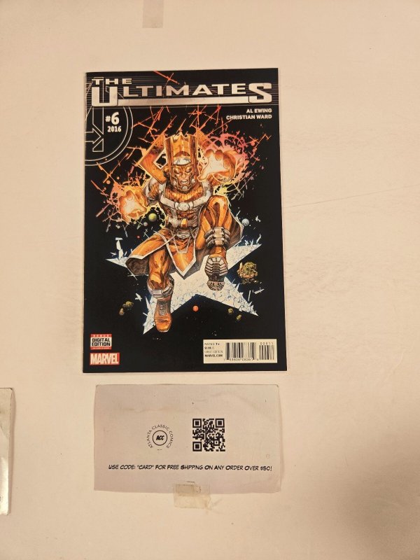 The Ultimates #6 (Marvel Comics, 2002), raw comic book in NM condition — front cover