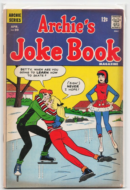 Archie's Joke Book Magazine #99 (Archie Comics, 1966), raw, ungraded comic book — front cover