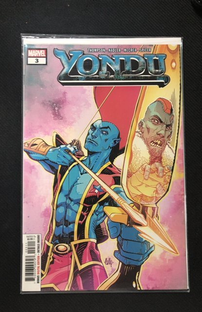 Yondu #3 (2020), raw, ungraded comic book — front cover