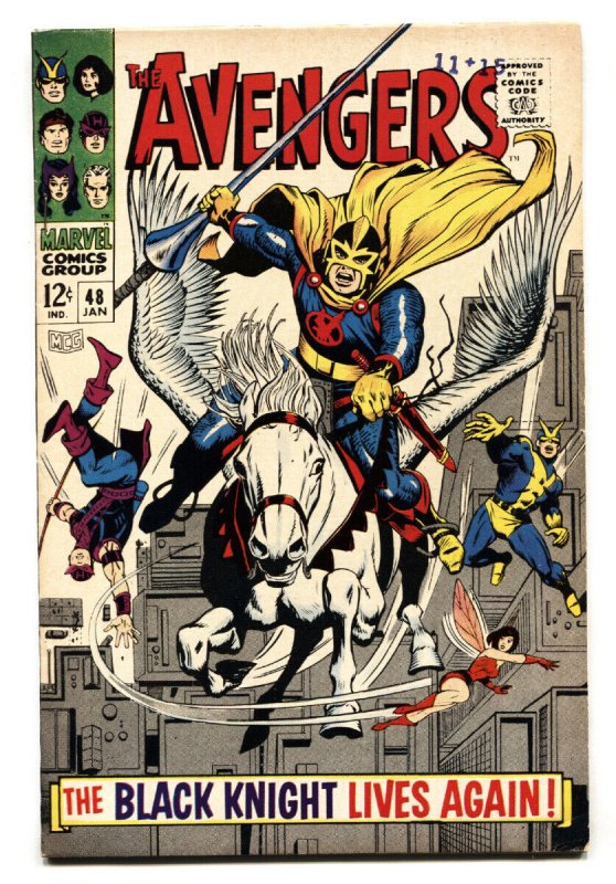 Avengers #48 (Marvel Comics, 1968), raw comic book in FN/VF condition — front cover
