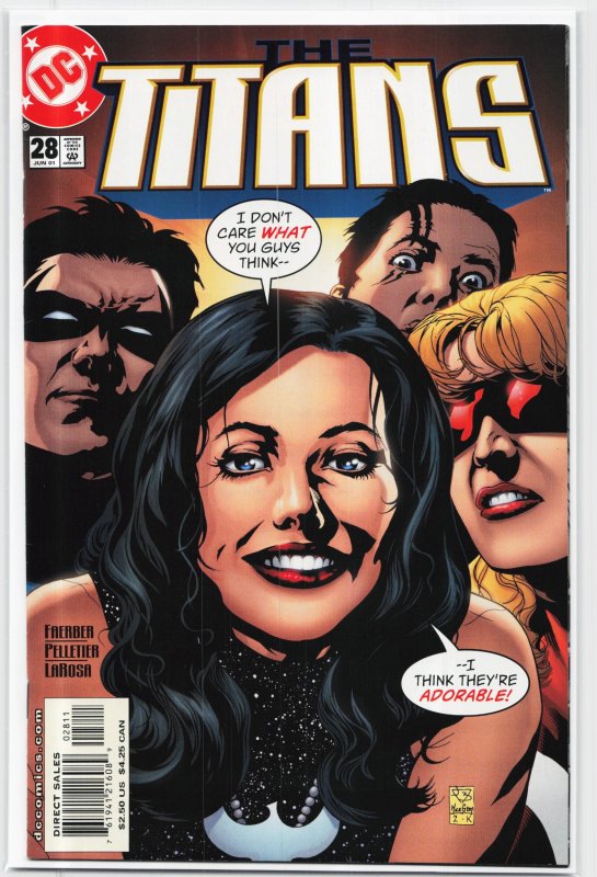 The Titans #28 (DC Comics, 2001), raw, ungraded comic book — front cover