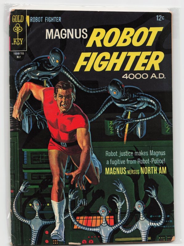 Magnus, Robot Fighter #41 (1975), raw, ungraded comic book — front cover