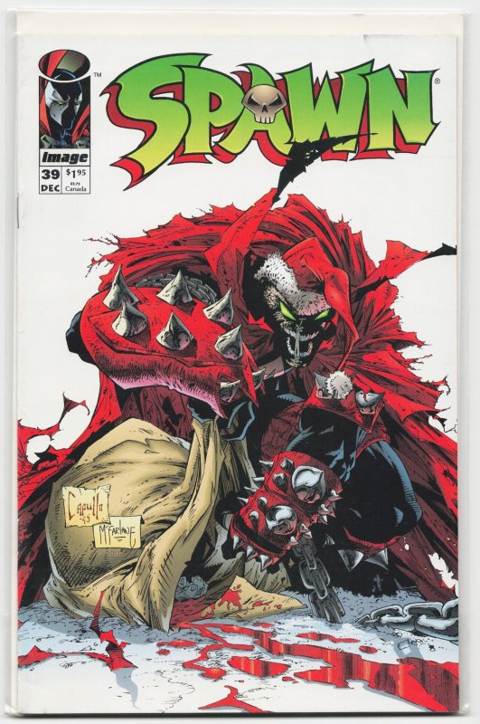 Spawn #39 (Image Comics, 1995), raw, ungraded comic book — front cover