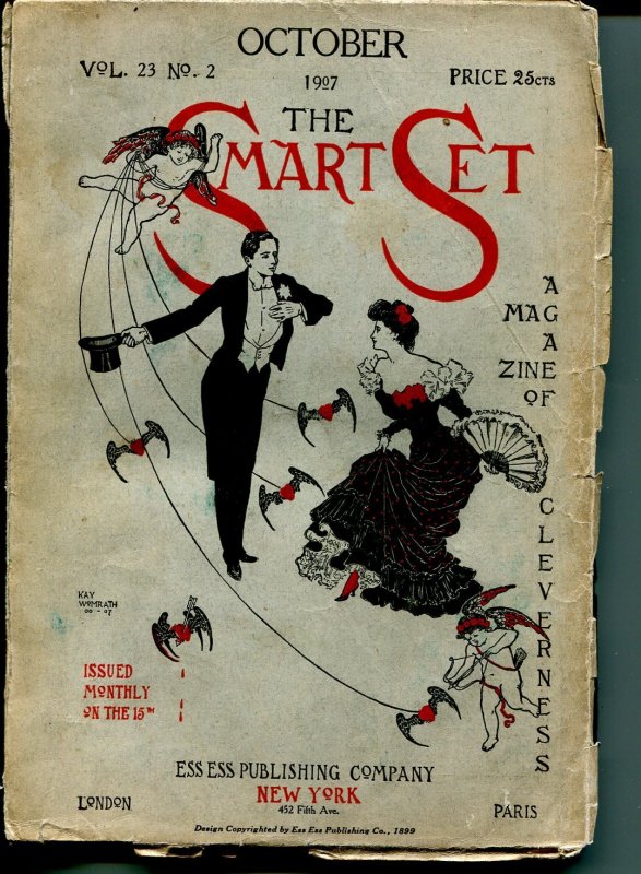 Pulp: Smart Set 10/1907-pulp Format Magazine-almost 100 Years Old-VG, raw comic book in VG condition — front cover