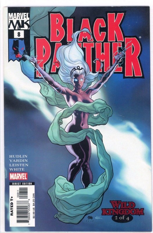 Black Panther #8 (Marvel Comics, 2005), raw comic book in NM- 9.2 condition — front cover