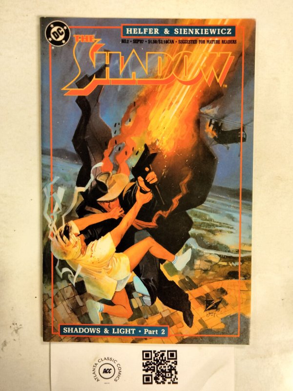 The Shadow #2 (DC Comics), raw comic book in NM condition — front cover