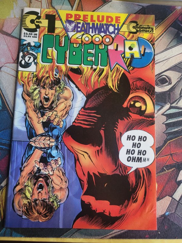 CyberRad #1 (1993), raw, ungraded comic book — front cover