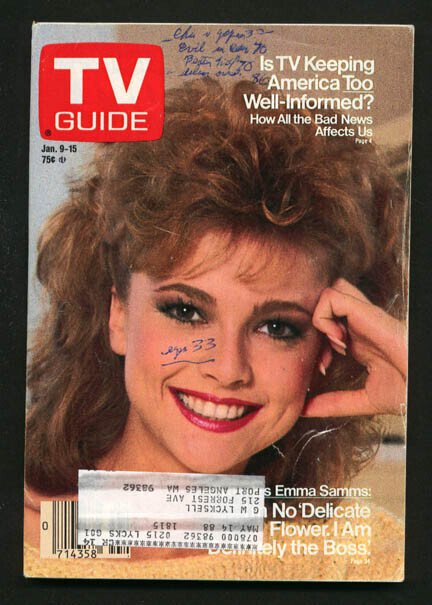 MAG: TV Guide January #9 (1988), raw, ungraded comic book — front cover