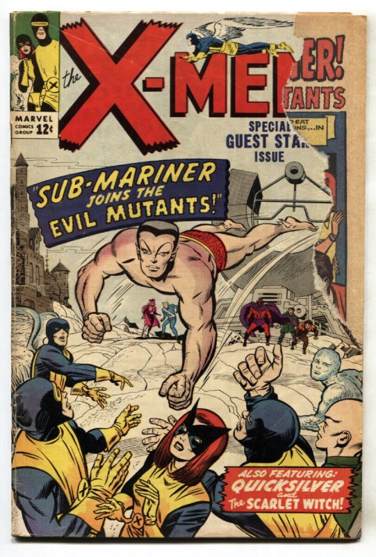 X-Men #6 (Marvel Comics, 1992), raw comic book in FR condition — front cover