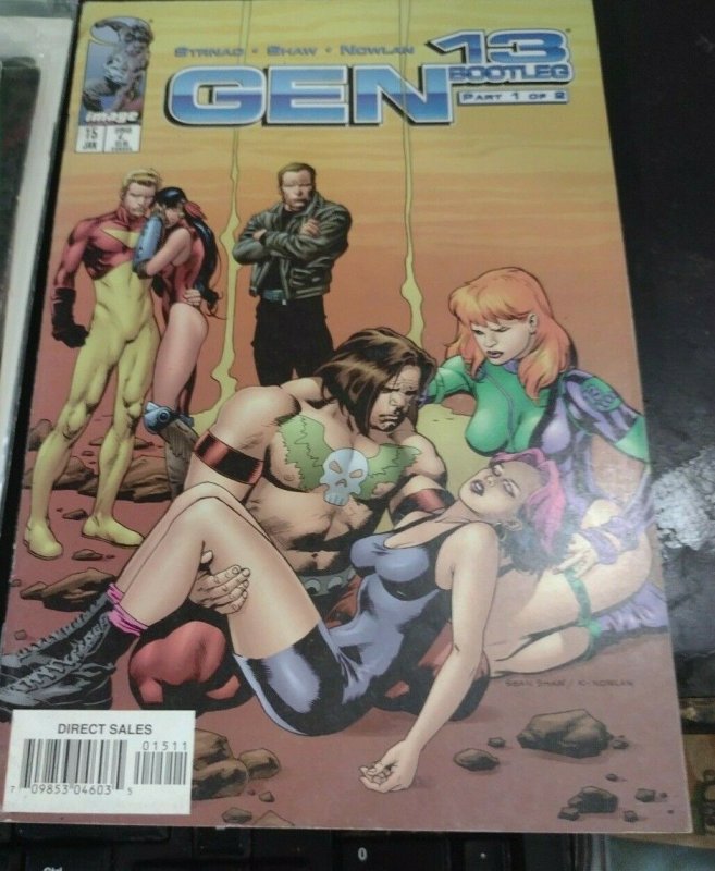 Gen 13 Bootleg #15 (DC Comics, 1997), raw, ungraded comic book — front cover