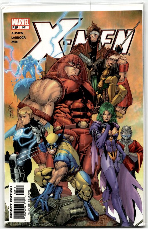 X-Men #161 (Marvel Comics, 2004), raw, ungraded comic book — front cover