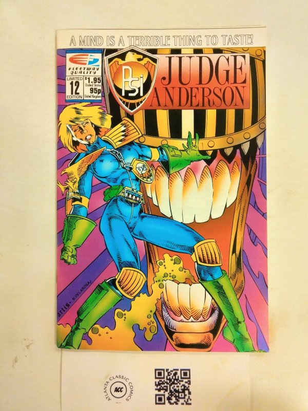 Psi Judge Anderson #12, raw, ungraded comic book — front cover