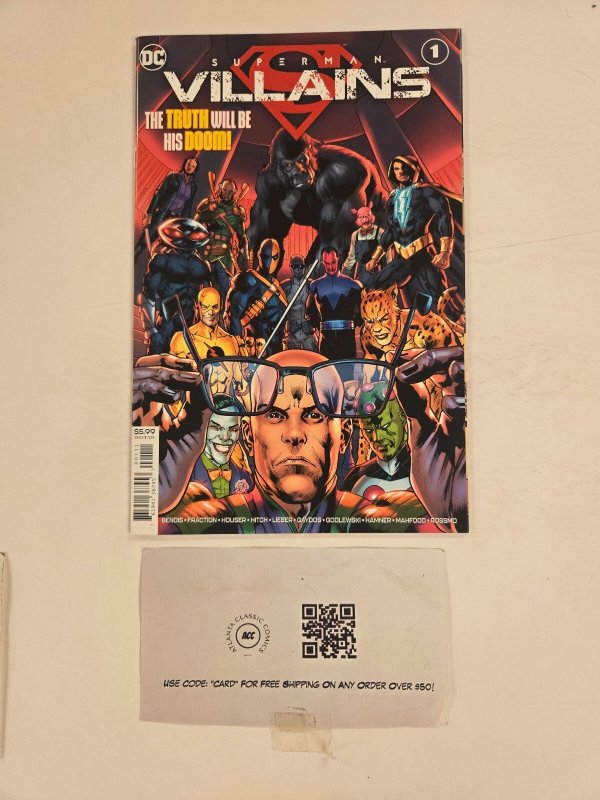 Superman Villains #1 (DC Comics), raw comic book in NM condition — front cover