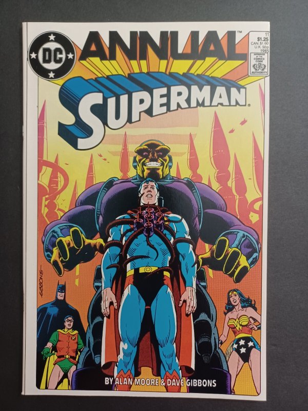 Superman Annual #11 (DC Comics), raw comic book in NM condition — front cover