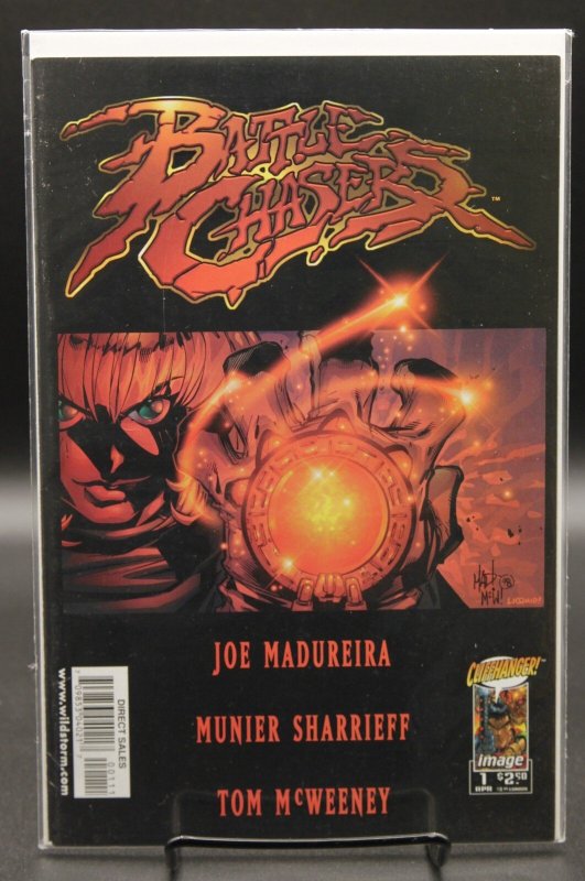 Battle Chasers #1 (Image Comics, 1998), raw, ungraded comic book — front cover