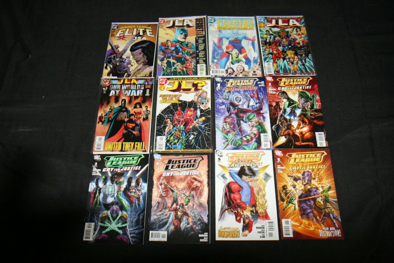 Justice League of America Mixed Run of #267, raw comic book in VF condition — front cover