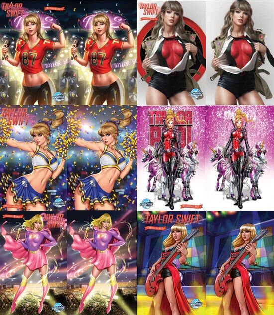 Taylor Swift Femal Force #1, raw, ungraded comic book — front cover