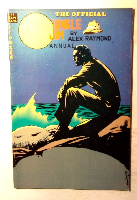 Official Jungle Jim Annual #1 (1989), raw, ungraded comic book — front cover