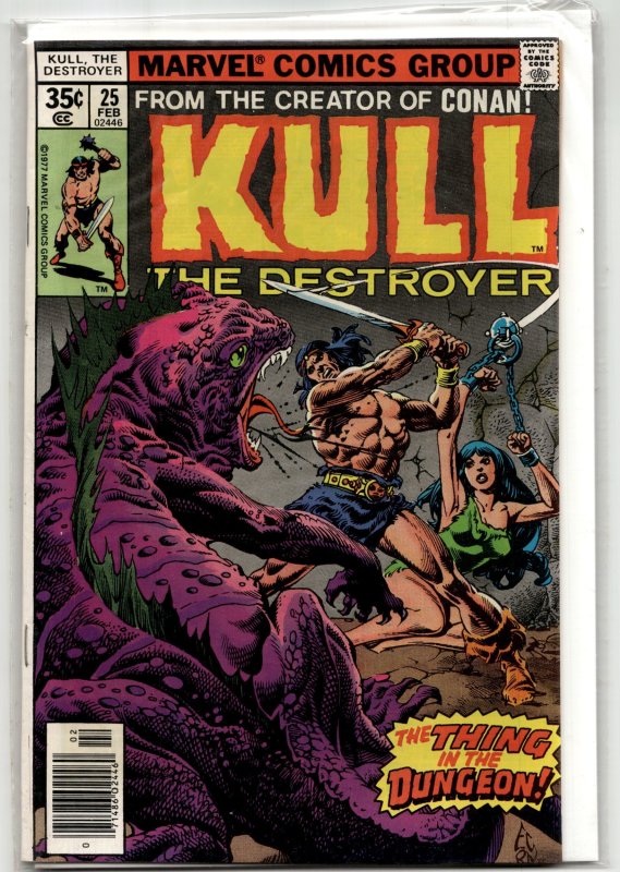 Kull the Destroyer #25 (Marvel Comics, 1978), raw, ungraded comic book — front cover