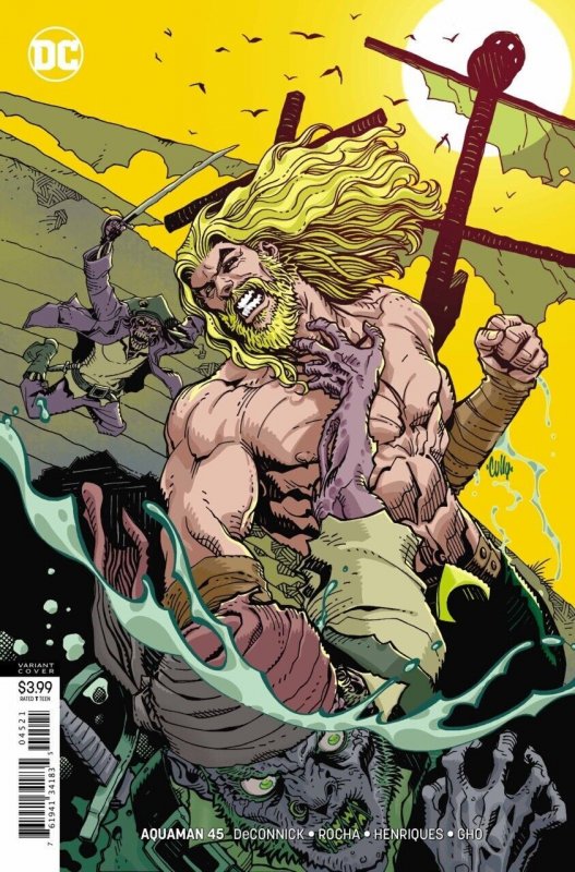Aquaman #45 (DC Comics, 2016), raw comic book in VF/NM condition — front cover