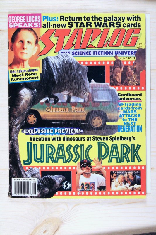 Starlog: The Science Fiction Universe #191, raw, ungraded comic book — front cover