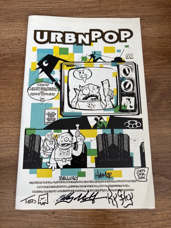 Urbnpop #1, raw comic book in NM- condition — front cover