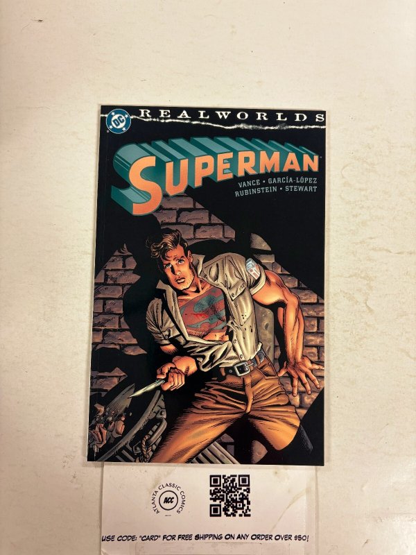 Superman Real Worlds #1 (DC Comics), raw comic book in NM condition — front cover