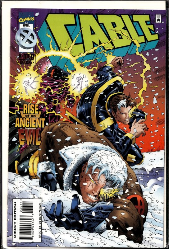 Cable #30 (Marvel Comics, 1996), raw, ungraded comic book — front cover