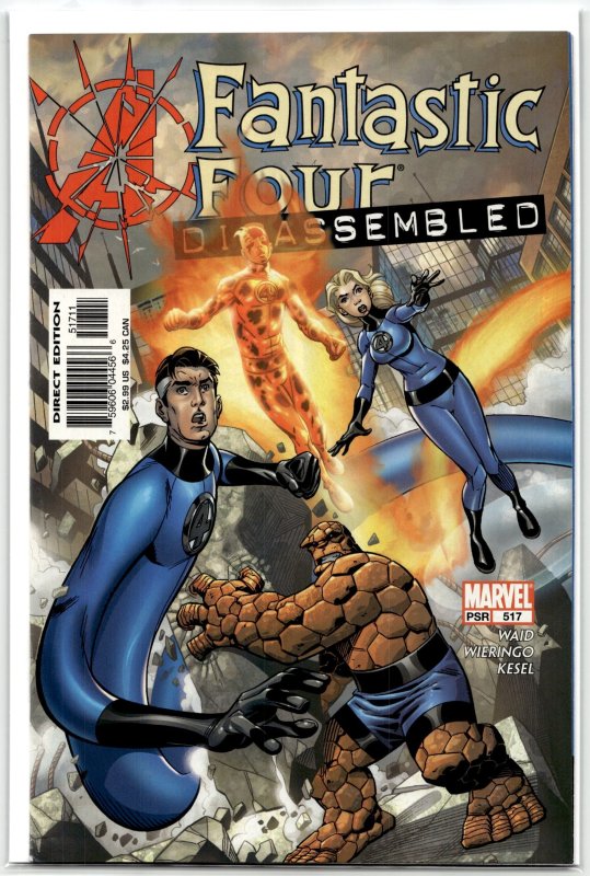Fantastic Four #517 (Marvel Comics, 2004), raw, ungraded comic book — front cover