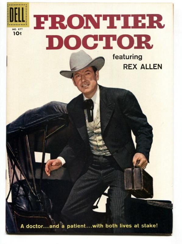 Frontier Doctor Four Color Comics #877 (Dell, 1958), raw, ungraded comic book — front cover