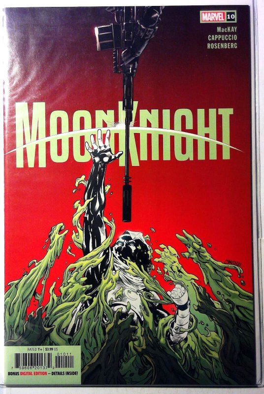 Moon Knight #10 (Marvel Comics, 2022), raw, ungraded comic book — front cover