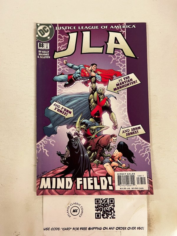 JLA #88 (DC Comics), raw comic book in NM condition — front cover