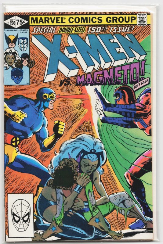 The Uncanny X-Men #150 (Marvel Comics, 1981), raw, ungraded comic book — front cover