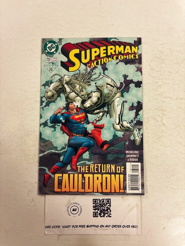 Action Comics #731 (DC Comics, 1997), raw comic book in NM condition — front cover