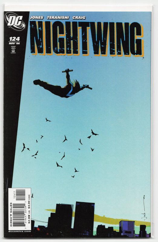 Nightwing #124 (DC Comics, 2006), raw, ungraded comic book — front cover