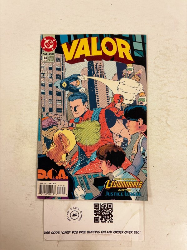 Valor #14 (DC Comics), raw comic book in NM condition — front cover