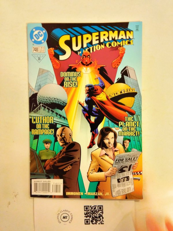 Action Comics #748 (DC Comics), raw comic book in NM condition — front cover