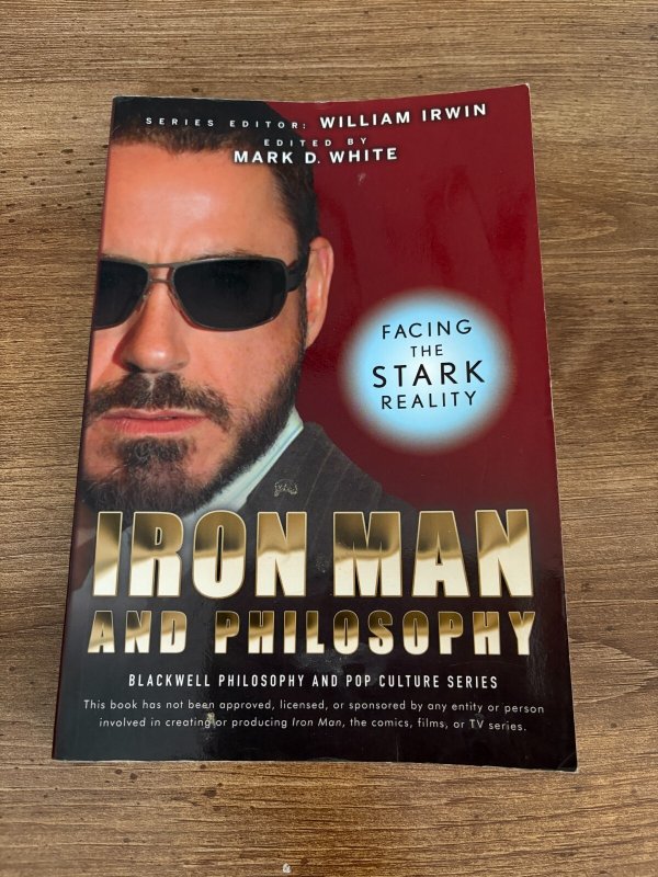 Iron Man & Philosophy Wiley Book Facing the Stark Reality #3, raw, ungraded comic book — front cover
