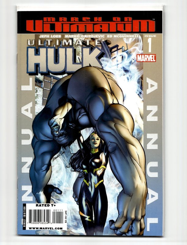 Ultimate Hulk Annual (2008) Hulk (Marvel Comics, 2008), raw, ungraded comic book — front cover