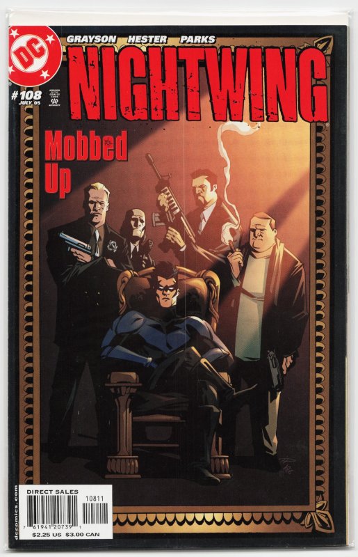Nightwing #108 (DC Comics, 2005), raw, ungraded comic book — front cover