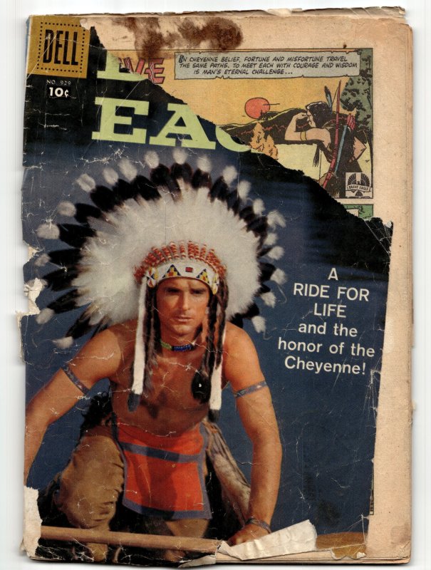 Four Color #929 (Dell Comics, 1958), raw, ungraded comic book — front cover