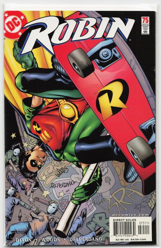 Robin #75 (DC Comics, 2000), raw, ungraded comic book — front cover