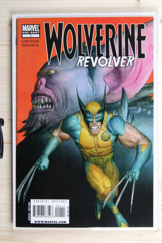 Wolverine: Revolver #1 (Marvel Comics, 2009), raw comic book in VF/NM 9.0 condition — front cover