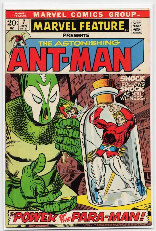 Marvel Feature #7 (Marvel Comics, 1973), raw, ungraded comic book — front cover